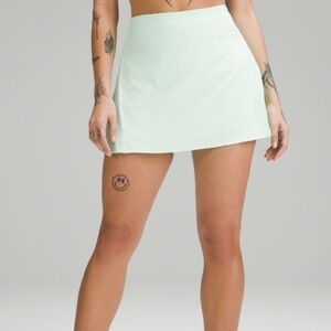 Lululemon Peek Pleat High-Rise
Tennis Skirt Mint Moment size 14